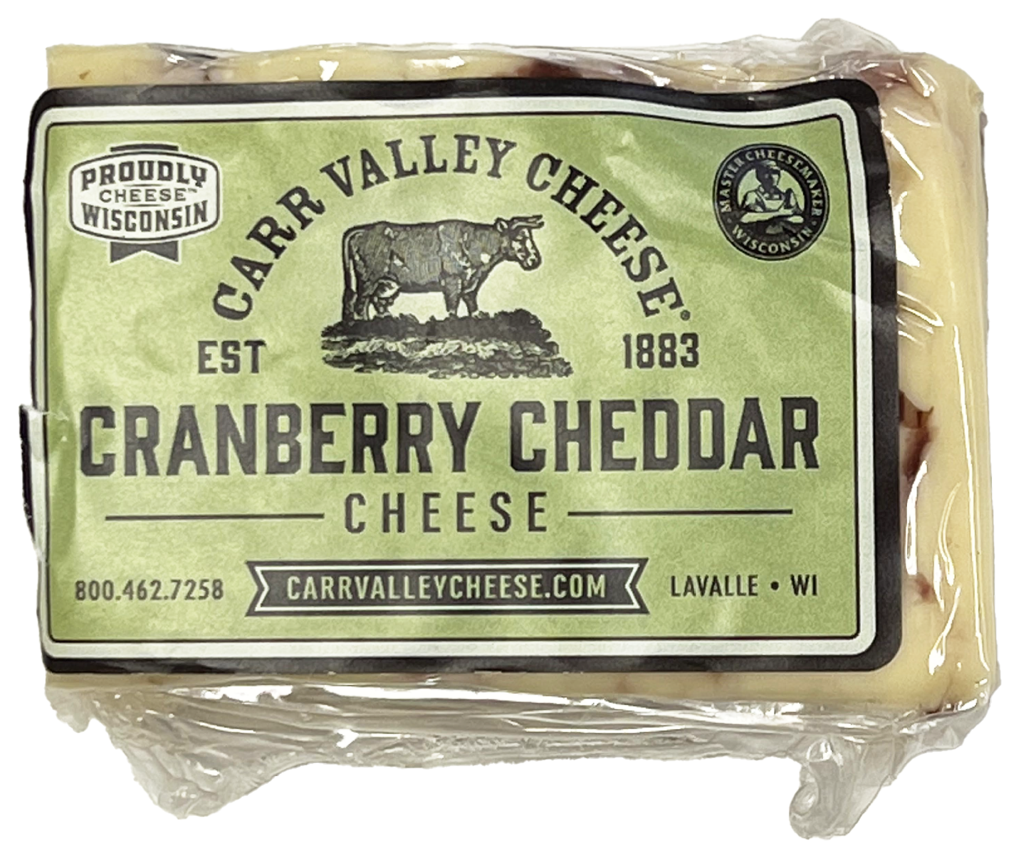 Carr Valley Cranberry Cheddar Cheese
