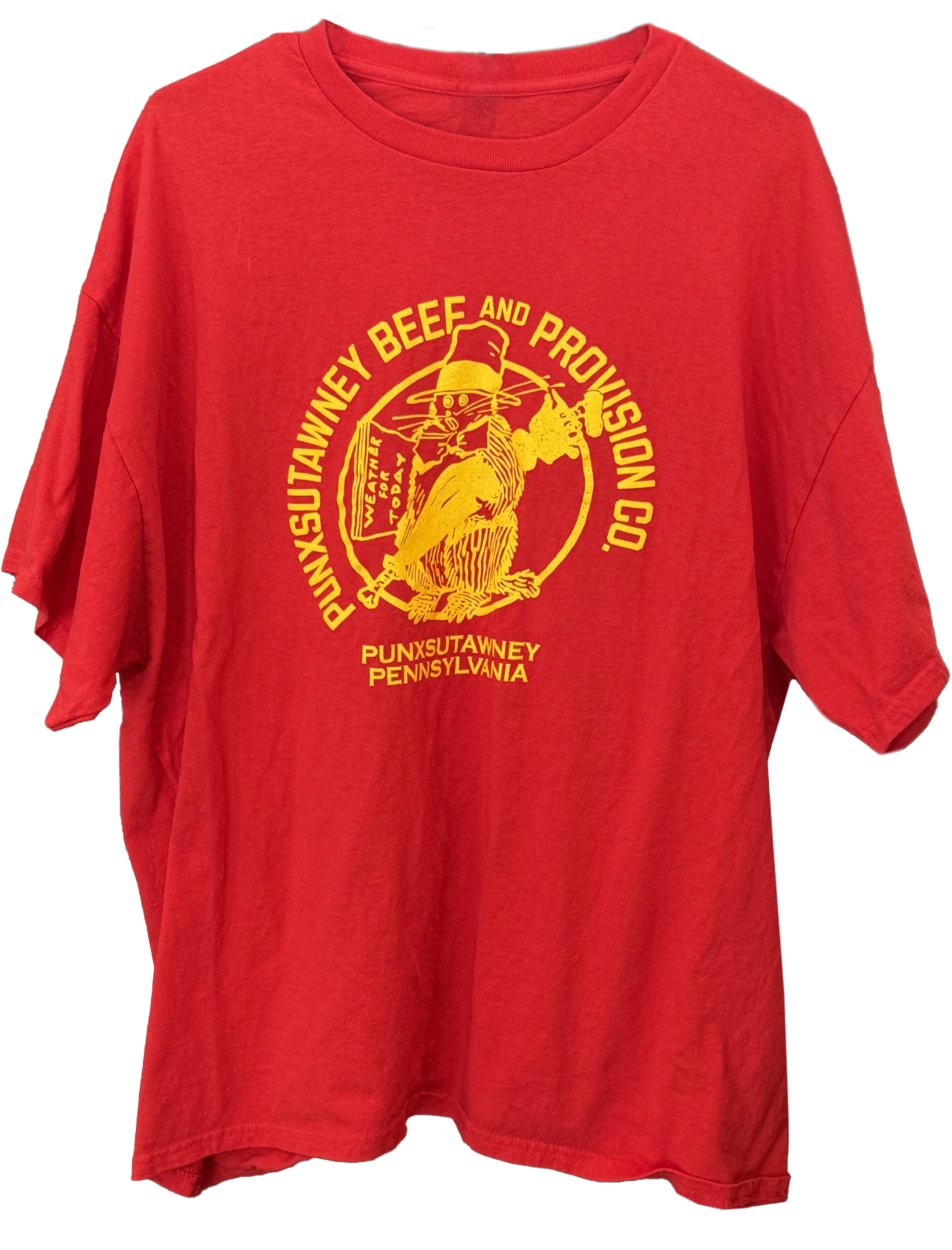 Red Punxsutawney Beef T-Shirt