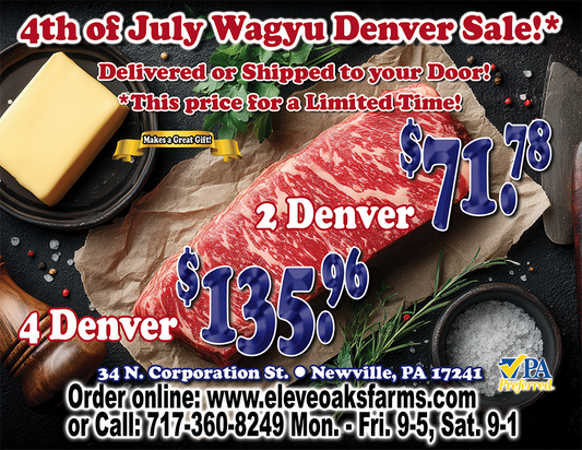 4th of July Wagyu Denver Sale!!!!!