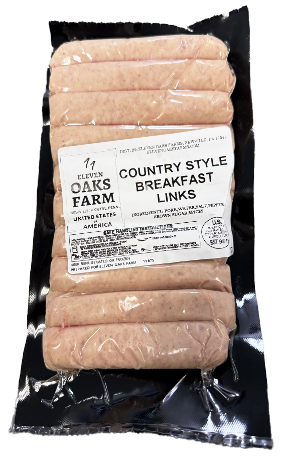 Country Style Breakfast Sausage Links