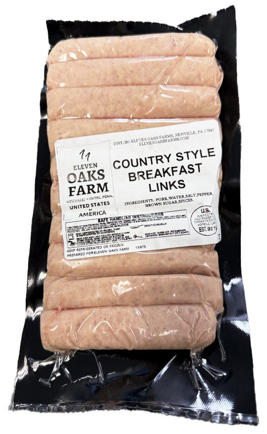 Country Style Breakfast Sausage Links
