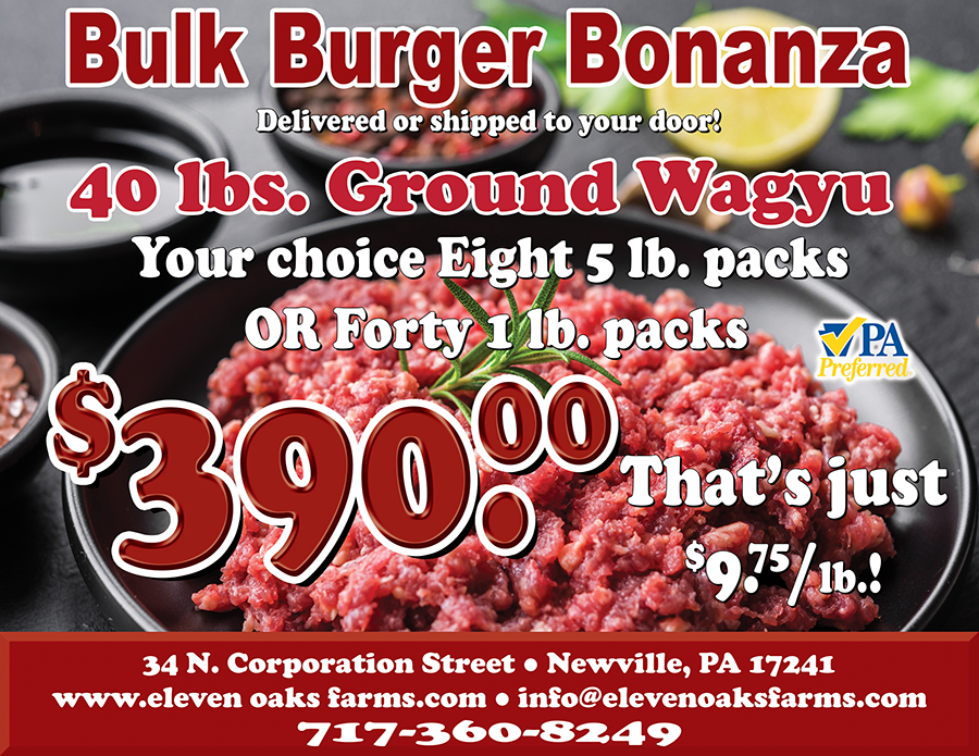 40 lbs. Ground Wagyu 5 lb. packs