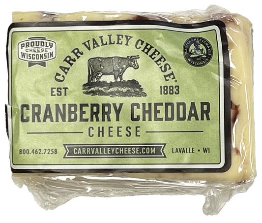 Carr Valley Cranberry Cheddar Cheese
