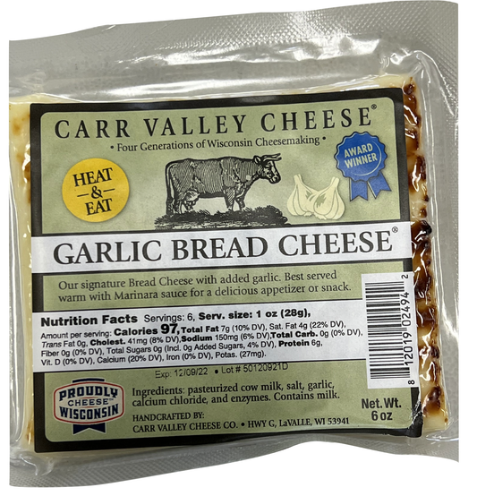 Carr Valley Garlic Bread Cheese
