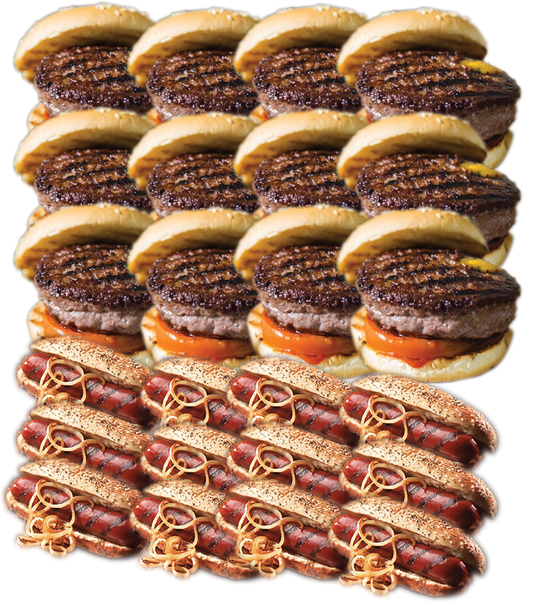 Large Wagyu Burgers & Hot Dogs