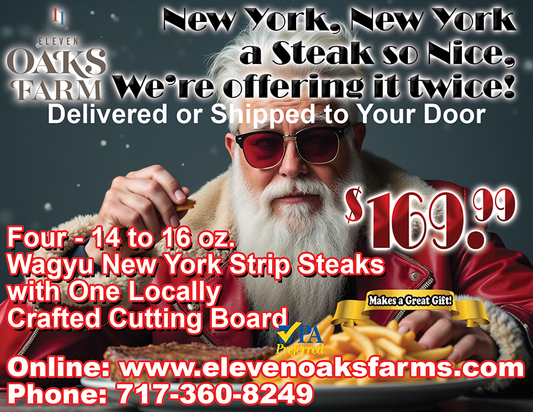 New York, New York a Steak so Nice We're Offering it Twice!