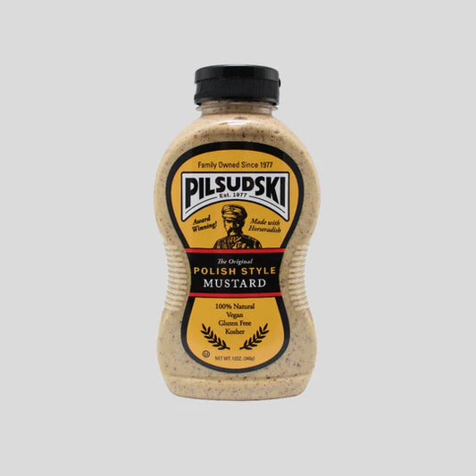 Pilsudski Mustard Polish Style with Horseradish